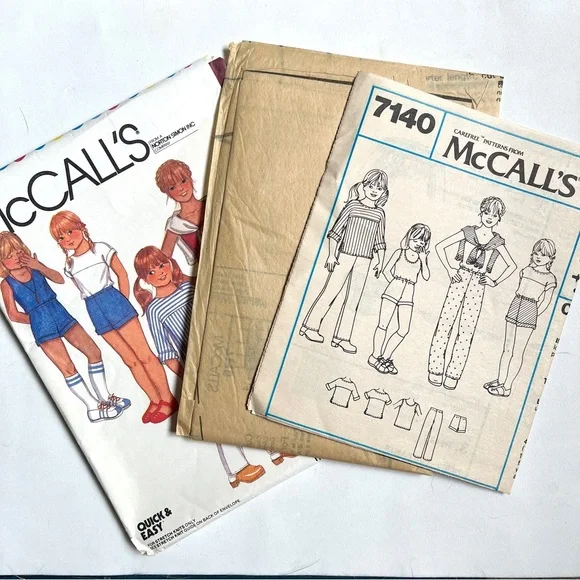6 McCall's Vintage Sewing Patterns Kids Clothing Collections - both genders. New - Picture 9 of 9